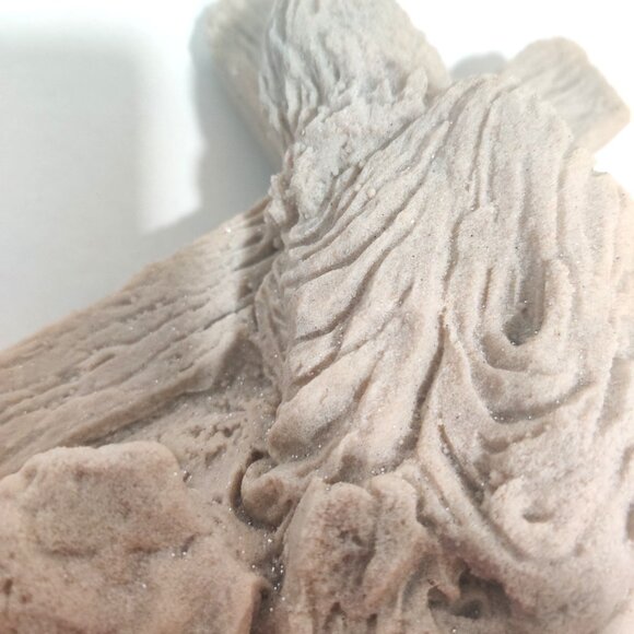 Sand Sculpture Beach Art Jesus Christ Carrying The Cross 7x2.5x5.5" Signed - Picture 16 of 16